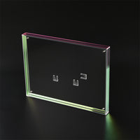 Acrylic Photo Frame Desktop Display Wall Mount Double-Sided Transparent Picture Frame for Posters and DIY Decor