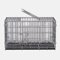 Heavy-Duty Foldable Pet Cage with Skylight for Small to Medium Dogs, Cats, and Rabbits
