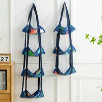 Over-the-Door Ball Storage Organizer with 4 Tiers for Sports Equipment and Toys