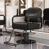 Swivel Reclining Hydraulic Barber Chair for Salon and Spa