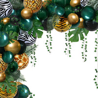 Jungle Animal Theme Balloon Arch Kit for Birthday Baby Shower Party Decorations