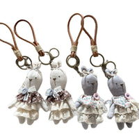 Handmade Cartoon Rabbit Keychain Bag Charm