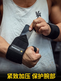 Adjustable Wrist Wraps for Weightlifting & Powerlifting - Elastic Compression Wrist Support for Men & Women