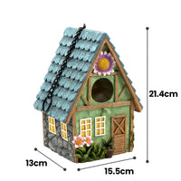 Outdoor Resin Parrot Birdhouse for Garden Decoration and Winter Warmth