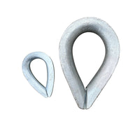 Heavy Duty Thimble for Wire Rope, Marine Grade Stainless Steel Triangle Loop Protector