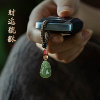 Pixiu Charm Phone Chain / Keychain for Good Fortune