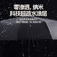 Automatic Open/Close Rain Umbrella with Reinforced Frame for Men, All-Weather Sun Protection