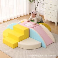 Baby Soft Play Climber and Slide Set for Early Learning and Sensory Integration