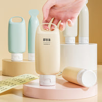 Portable Travel Bottle Set for Shampoo Lotion Toiletries - Leakproof Refillable Containers