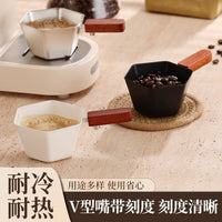 304 Stainless Steel Espresso Shot Glass with Scale, Hexagonal Extraction Cup for Coffee