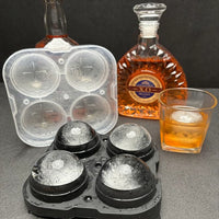 Whiskey Large Ice Ball Maker Silicone Mold for Bar and Home Use