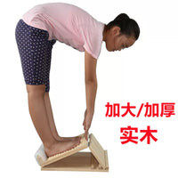 Wooden Slant Board for Calf Stretching and Rehabilitation, Adjustable Incline, Non-Slip Surface, Home Fitness