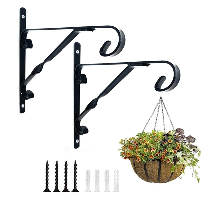 Decorative Outdoor Plant Hanger Hooks for Bird Feeders, Planters, Lanterns, and Wind Chimes