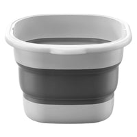 Portable Silicone Folding Basin for Face Washing, Vegetable Washing, Foot Soaking - Multi-use for Dorms