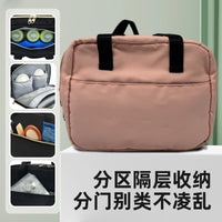 Portable Large Capacity Diaper Bag with Insulated Pocket for Moms