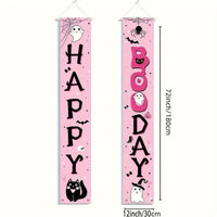 Halloween Decorative Couplets Banner for Carnival Party and Day of the Dead Celebrations