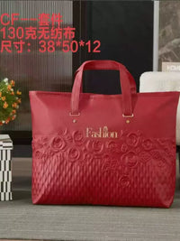Thickened Non-Woven Quilt Storage Bag with Zipper and Handle for Comforters and Blankets