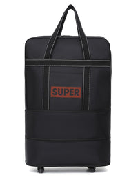 Extra Large Capacity Travel Duffel Bag with Wheels, Expandable Luggage for Outdoor Trips, Business, and Maternity