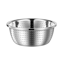 Food Grade 304 Stainless Steel Mixing Bowl with Drain Basket for Kitchen Use