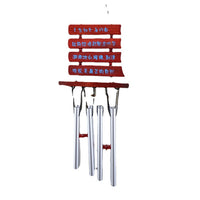 Wooden Metal Tube Wind Chime Home Decor Gift