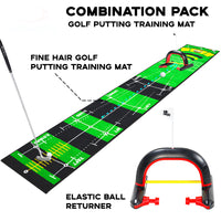 Golf Putting Mat Arch Set Indoor Outdoor Practice Blanket Golf Supplies