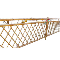Garden Decorative Stainless Steel Bamboo-Look Fence for Yard and Vegetable Patch