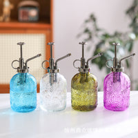350ml Glass Spray Bottle with Press Pump for Indoor Plants