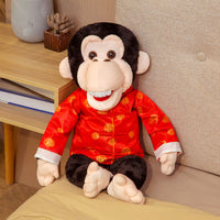 Large Cartoon Animal Hand Puppet Plush Toy for Performance and Ventriloquism