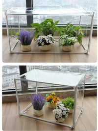 Mini Greenhouse for Plants and Flowers, Portable Indoor Outdoor Plant Grow Tent, Small Garden Warm House for Antifreeze