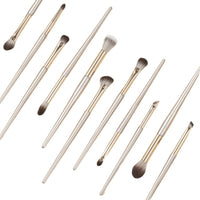 8-Piece Soft Eyeshadow Brush Set for Beginners with Nose Shadow Blending and Detail Eyeliner Brushes