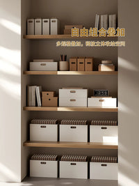 Right Angle Storage Bins for Bookshelves Cabinets and Kitchen Organization