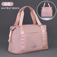 Foldable Expandable Travel Duffel Bag for Women, Large Capacity Carry-on Luggage for Business Trips, Gym, and Short Travel