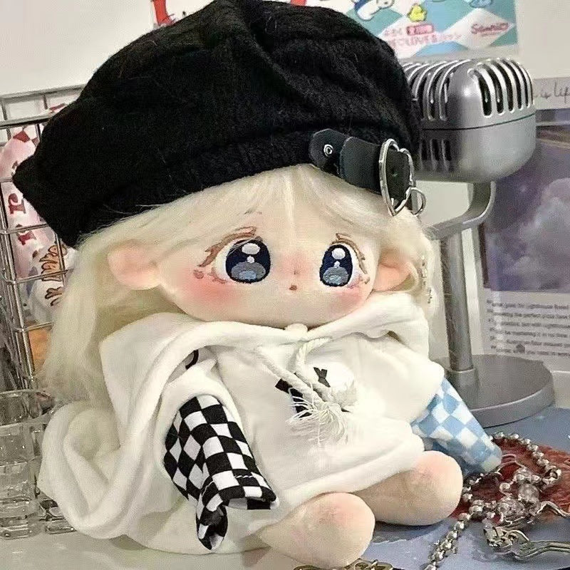 Xiaoxiao 20cm Cotton Doll with Skeleton or Boneless, Plush Toy with Outfit
