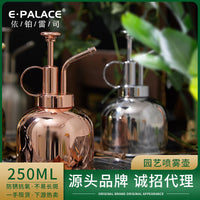 Stainless Steel Watering Can for Indoor Plants, Small Garden Spray Bottle with Zinc Alloy Nozzle