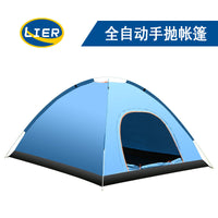 Automatic Pop-Up Camping Tent for 3-4 People, Portable Outdoor Beach Shelter