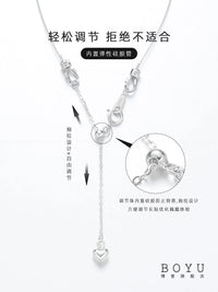 S925 Sterling Silver Pearl DIY Bracelet Necklace Beading Wire and Clasp Set