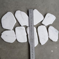 Natural Pebble Slices for DIY Crafts and Garden Decor