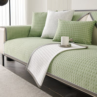 Cooling Ice Silk Sofa Mat for Summer - Non-Slip & Scratch-Resistant