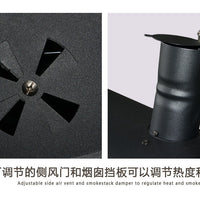 Foldable Outdoor BBQ Grill Portable Charcoal Smoker for Patio Backyard Camping