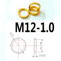 Electric Guitar Pickup Selector Switch Nut M9 M12 Fine Thread Round Thin Nut