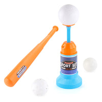 Kids' Baseball Pitching Machine Toy Set for Indoor & Outdoor Play