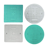 Heavy Duty Fiberglass Resin Manhole Cover for Municipal, Residential, and Main Roads