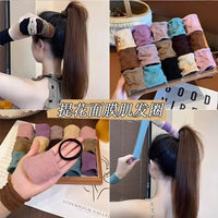 Seamless High Ponytail Hair Ties for Women, Gentle on Hair, 10-Pack