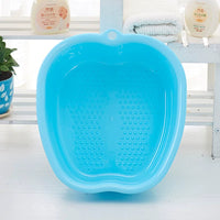 Thickened Plastic Foot Spa Basin with Massage Points, Large Foot Soaking Tub
