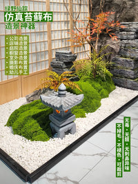 Artificial Moss Mat for Window Display, Garden Landscaping, and Scene Decor, Fake Moss Carpet for Flooring
