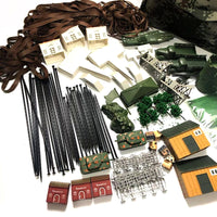 Sand Table Model Terrain and Object Tool Set with Grass Powder and Road Strips