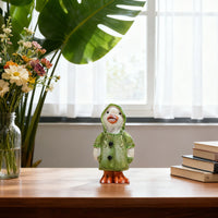Outdoor Garden Resin Duck Frog Figurines for Home Desktop Patio Lawn Decor