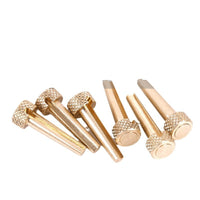 Brass Acoustic Guitar Bridge Pins for Enhanced Sustain and Tone