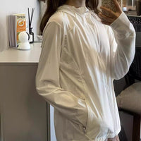 Women's Summer Thin Ice Silk Mesh Sun Protection Jacket UPF50+
