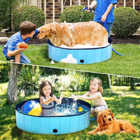 Foldable PVC Pet Swimming Pool & Bath Tub for Dogs and Cats